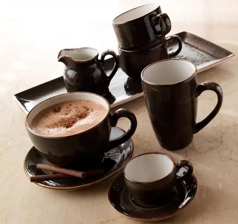 Steelite Craft Grey Geschirr Teller und Tassen