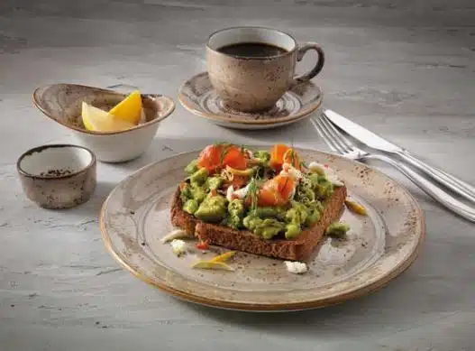 Steelite Craft Porcini Geschirr Teller und Tassen