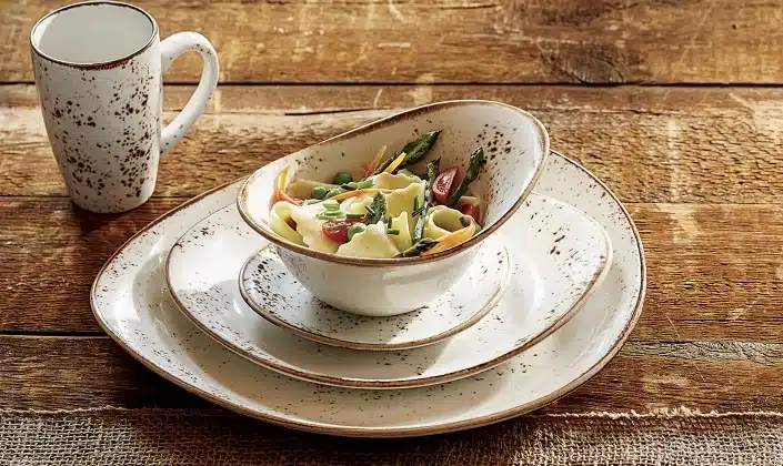 Steelite Craft White Geschirr Teller und Tassen