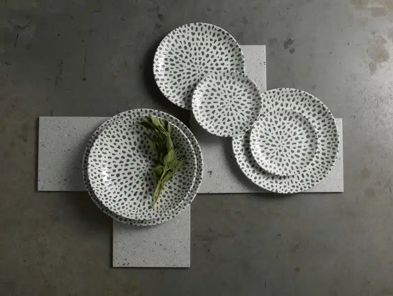 Dudson Terrazzo Geschirr Teller und Schalen