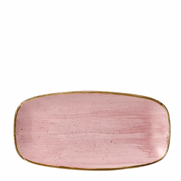 Churchill Stonecast Platte rechteckig 29,8 x 15,3 cm, Petal Pink