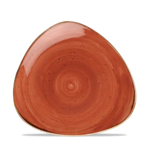 Churchill Stonecast Teller Triangle 22,9 cm, Orange