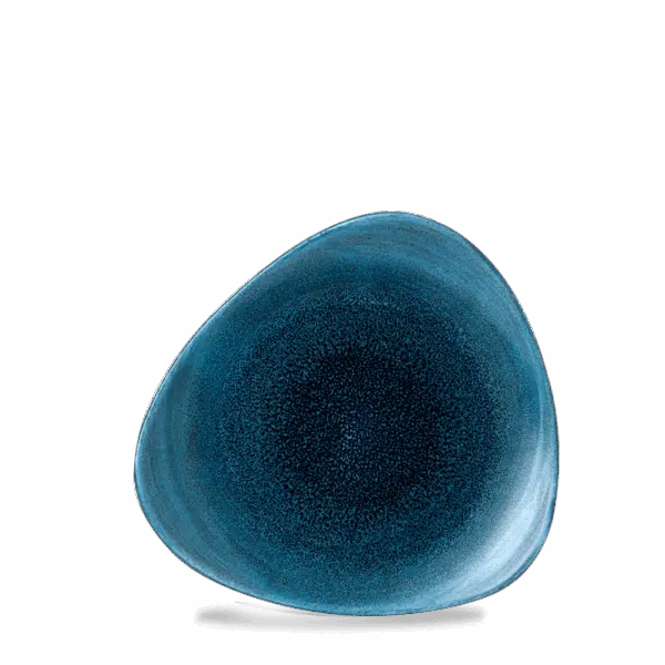 Churchill Stonecast Teller Triangle 19,2 cm, Aqueous Lagoon