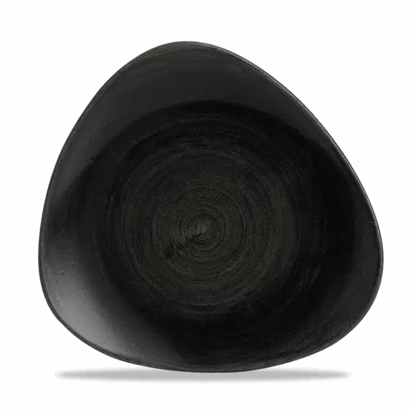 Churchill Stonecast Teller Triangle 26,5 cm, Iron Black