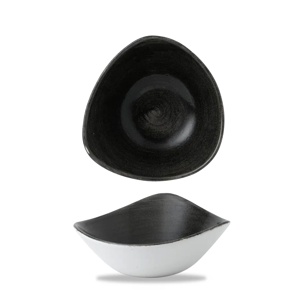 Churchill Stonecast Schüssel Triangle 18,5 cm, Iron Black