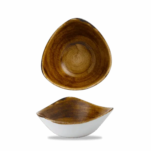 Churchill Stonecast Schüssel Triangle 18,5 cm, Vintage Copper