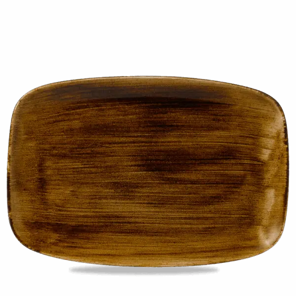 Churchill Stonecast Platte rechteckig 34,2 x 23,1 cm, Vintage Copper