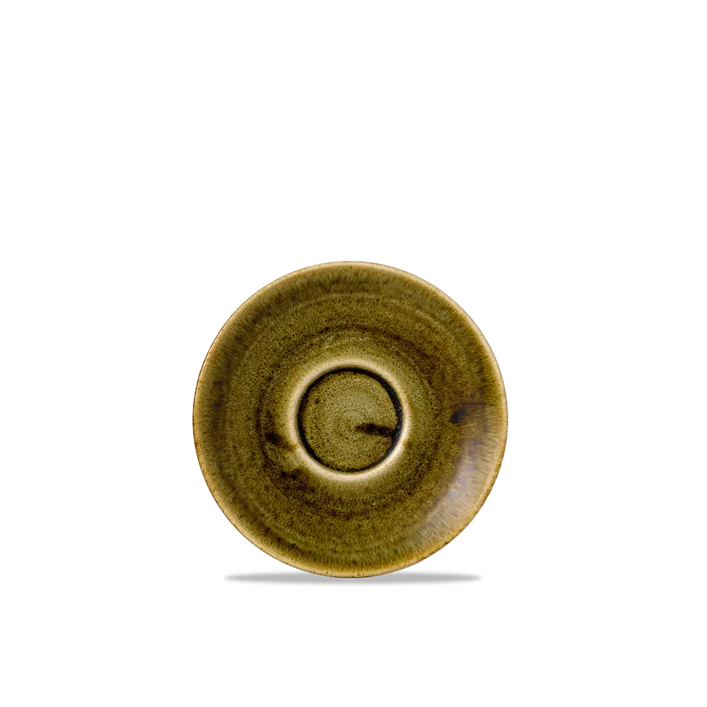 Churchill Stonecast Espresso Untertasse 11,8 cm, Plume Green