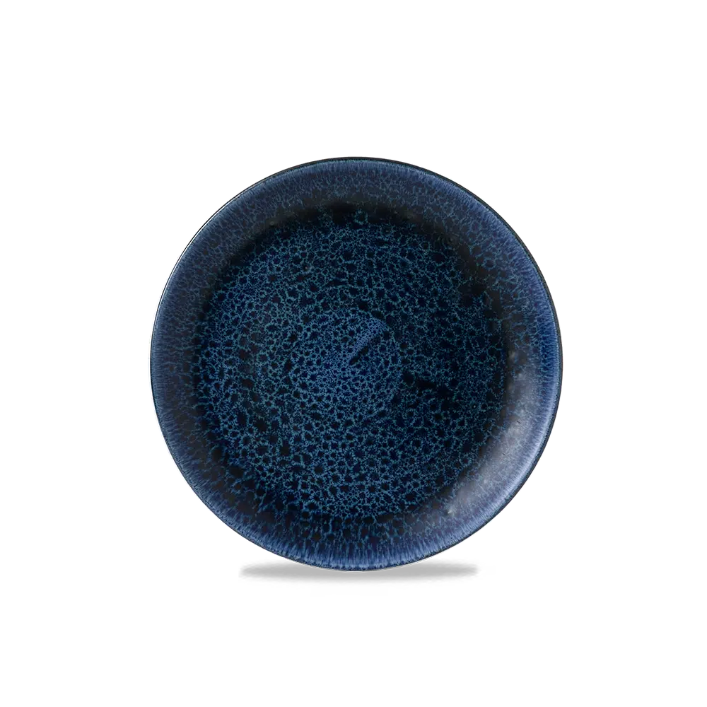 Churchill Stonecast Teller Coupe 16,5 cm, Plume Ultramarine