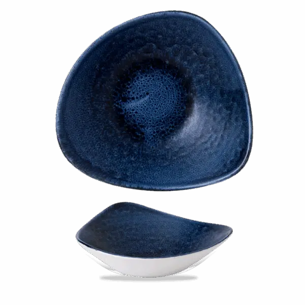 Churchill Stonecast Schüssel Triangle 23,5 cm, Plume Ultramarine