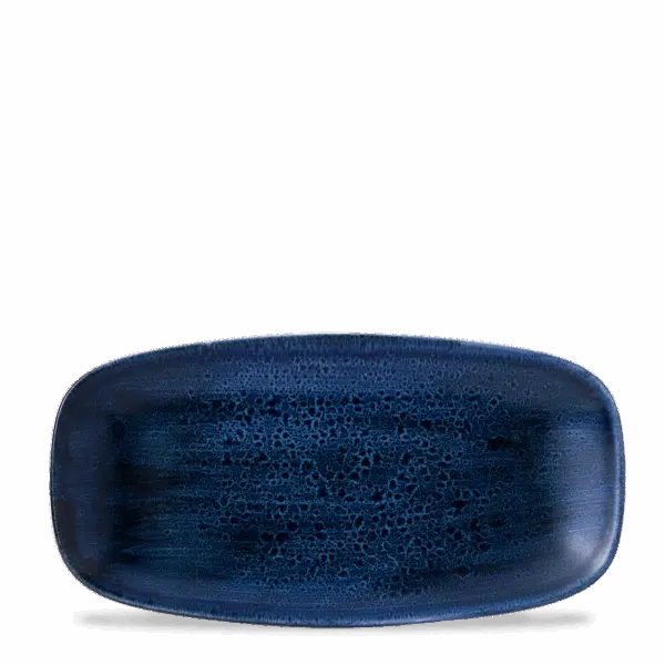 Churchill Stonecast Platte rechteckig 29,8 x 15,3 cm, Plume Ultramarine