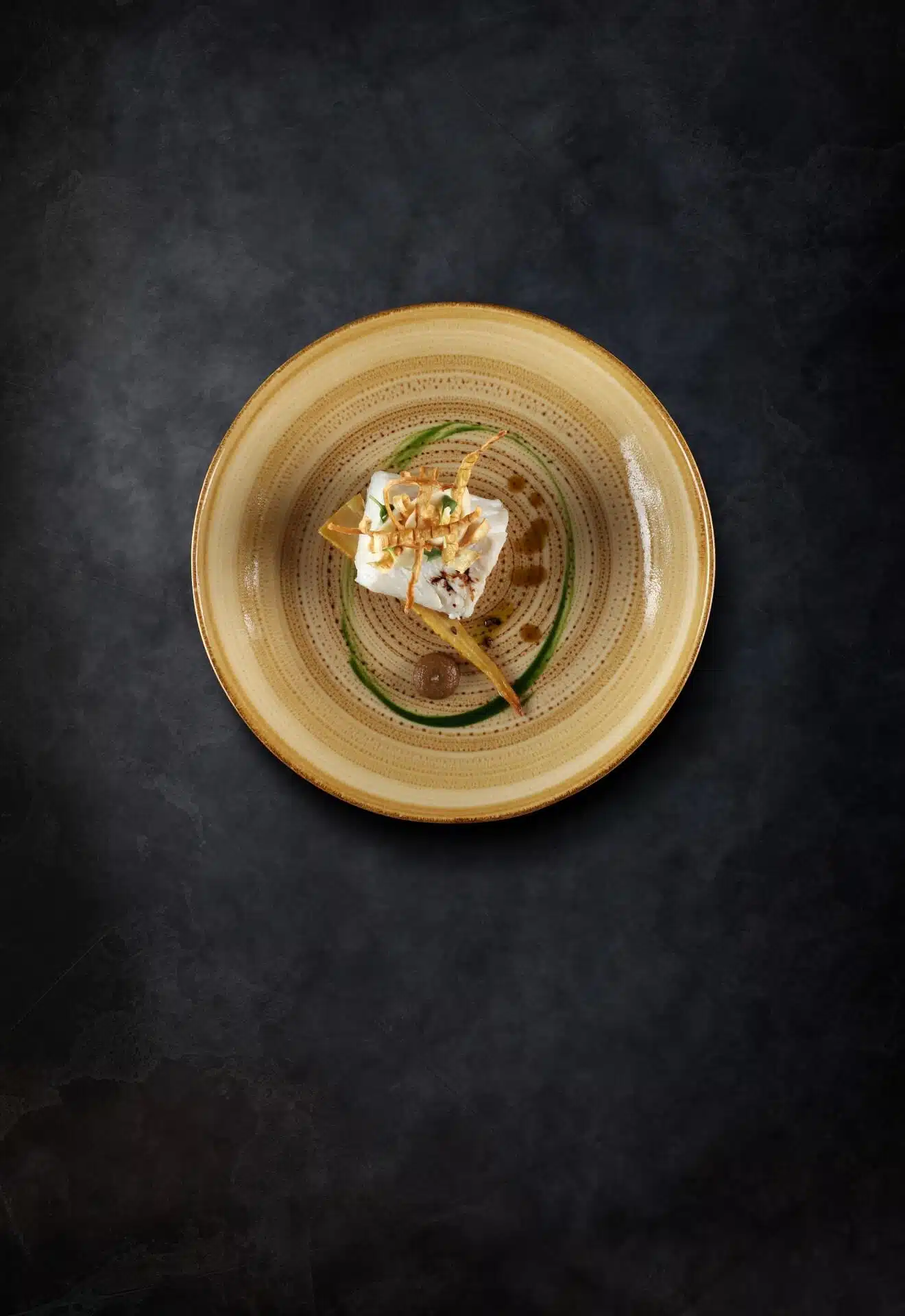 RAK Porcelain Twirl Teller Coupe Sandstone