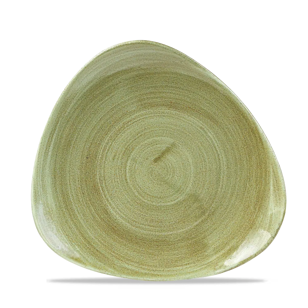 Churchill Stonecast Teller Triangle 22,9 cm, Burnished Green – Bild 2