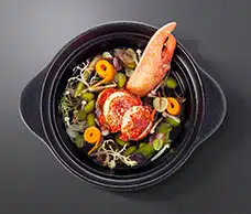 Churchill Stonecast Schüssel Triangle 23,5 cm, Vintage Copper